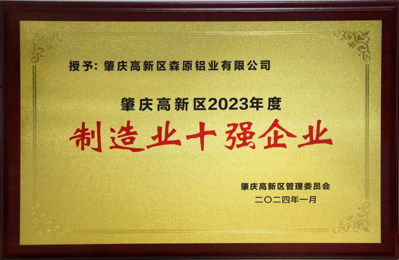 2023制造业十强