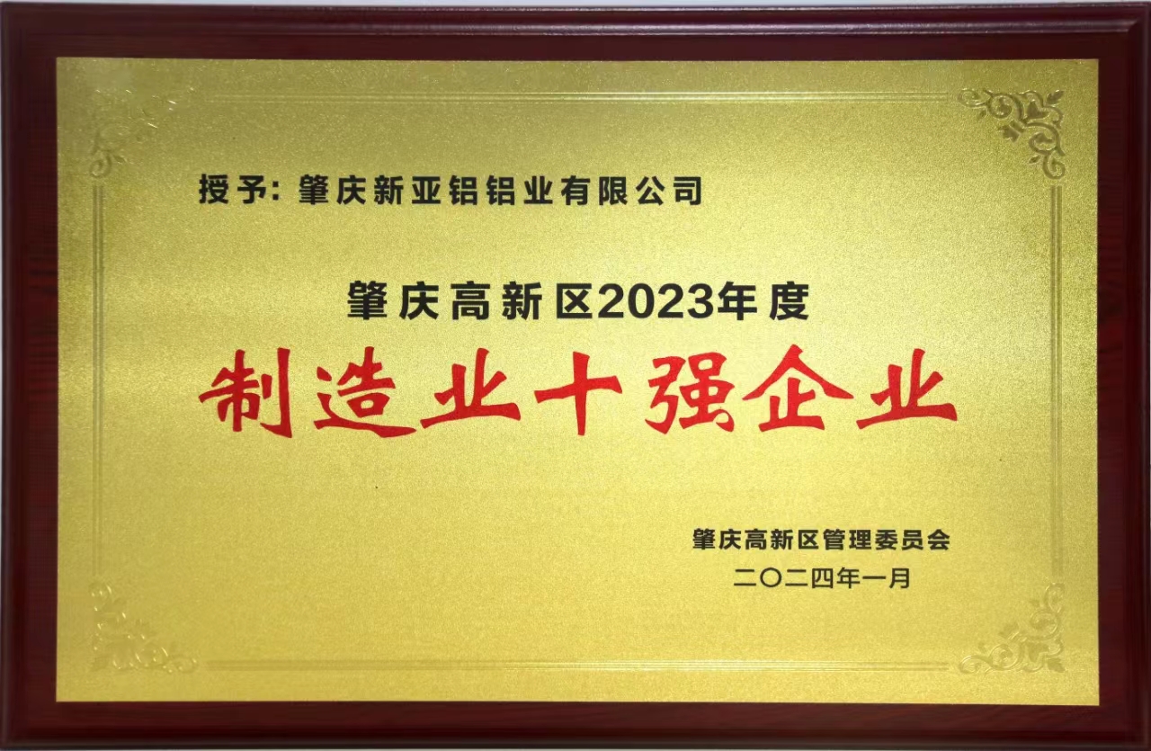 2023制造业十强