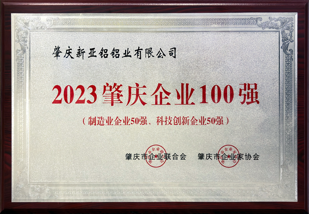 2023肇庆企业100强